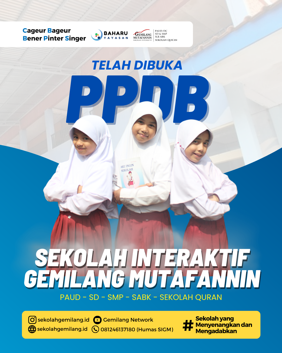 Ayo, bergabung dengan Sekolah yang Menyenangkan dan Mengadabkan!