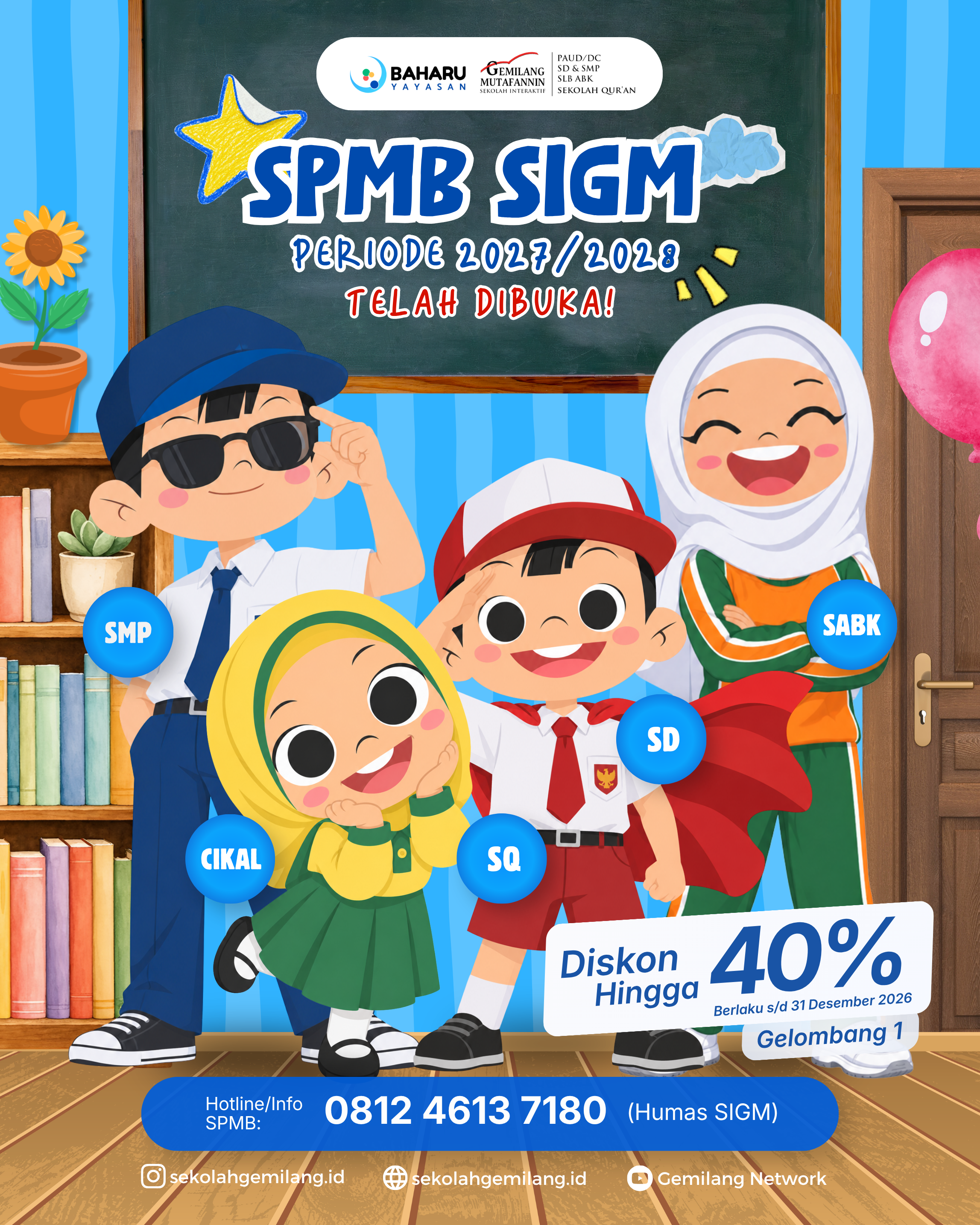 Ayo, bergabung dengan Sekolah yang Menyenangkan dan Mengadabkan!